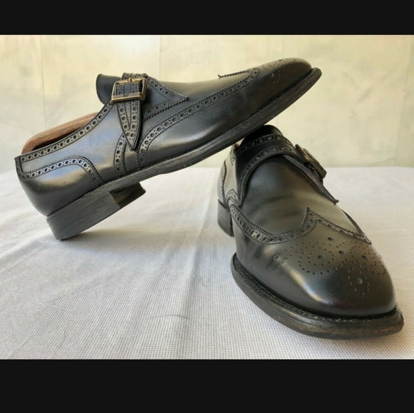 J.M Weston Rare medallion  Single Strap Monk shoes Size 9